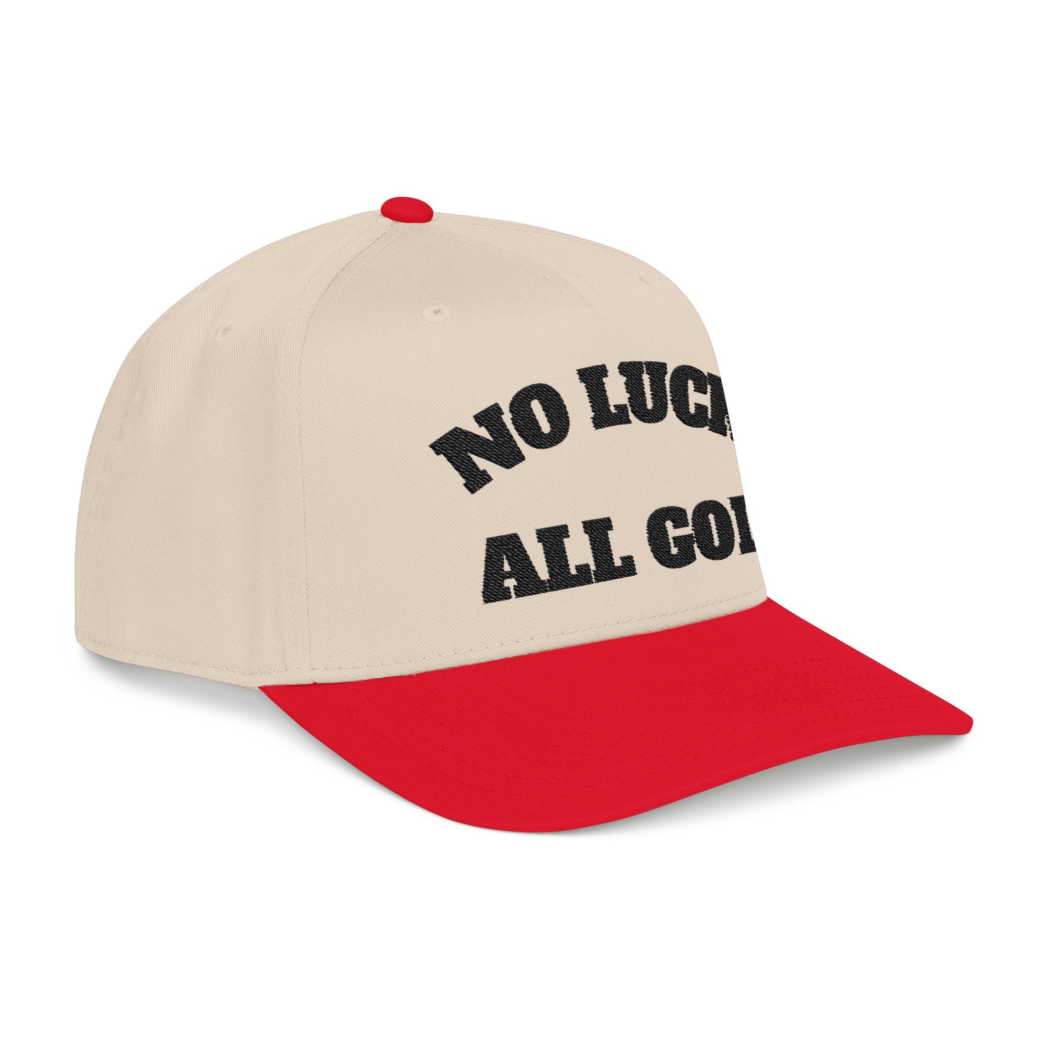 NO LUCK ALL GOD Baseball Cap - Faith Hat