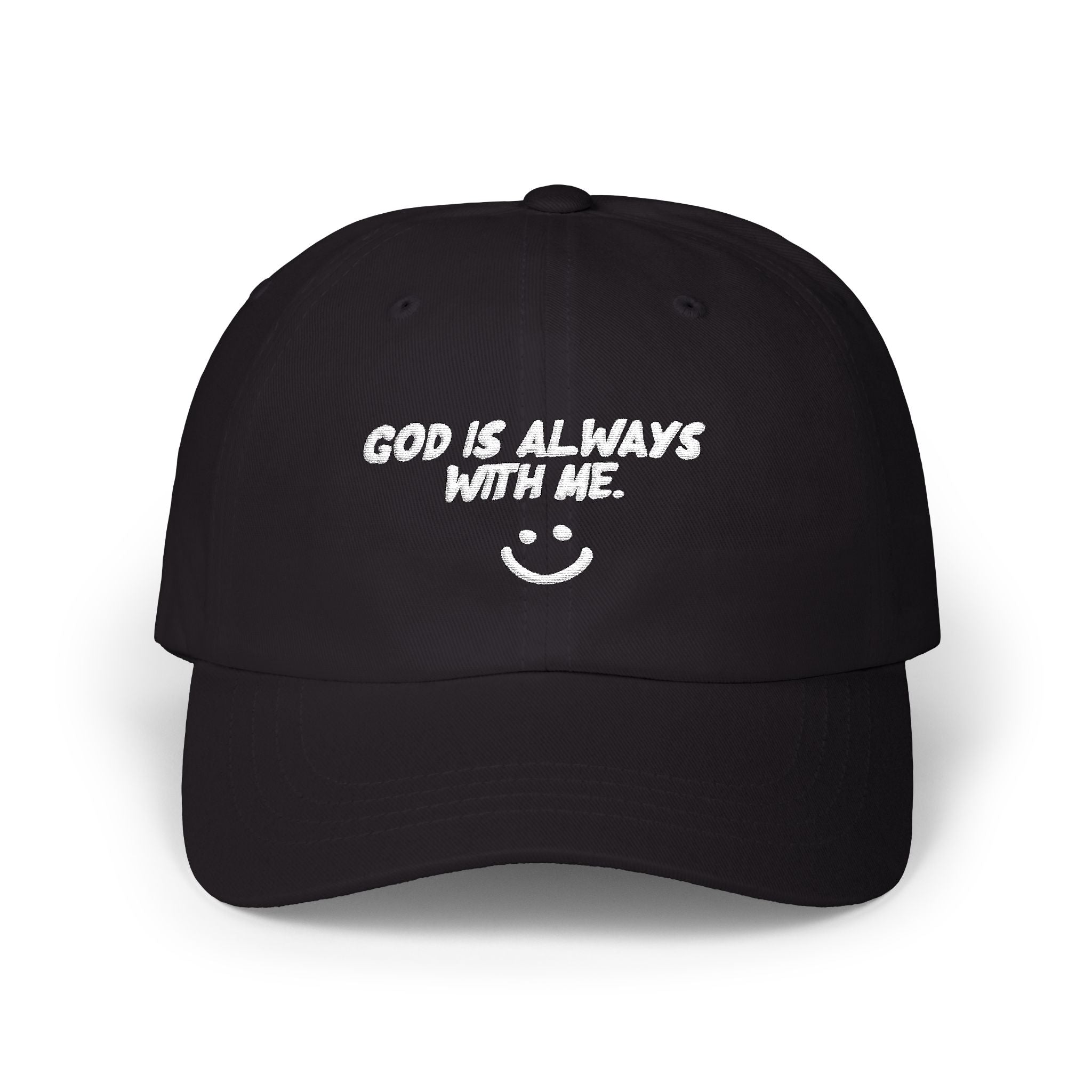 God Is Always With Me Dad Cap - Faith Hat