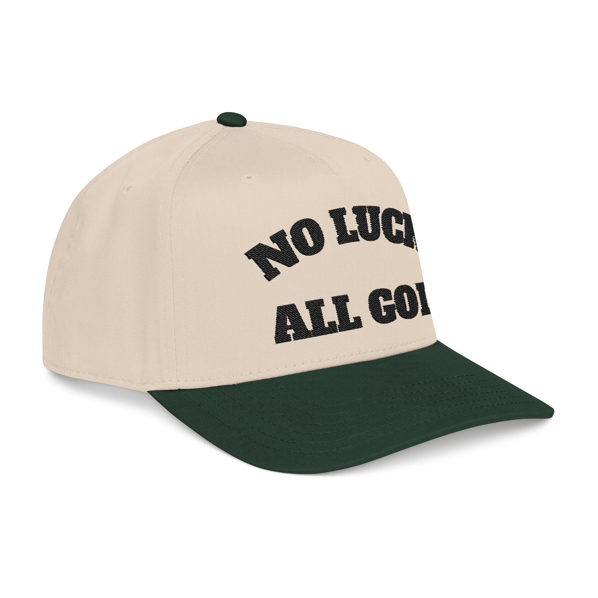 NO LUCK ALL GOD Baseball Cap - Faith Hat