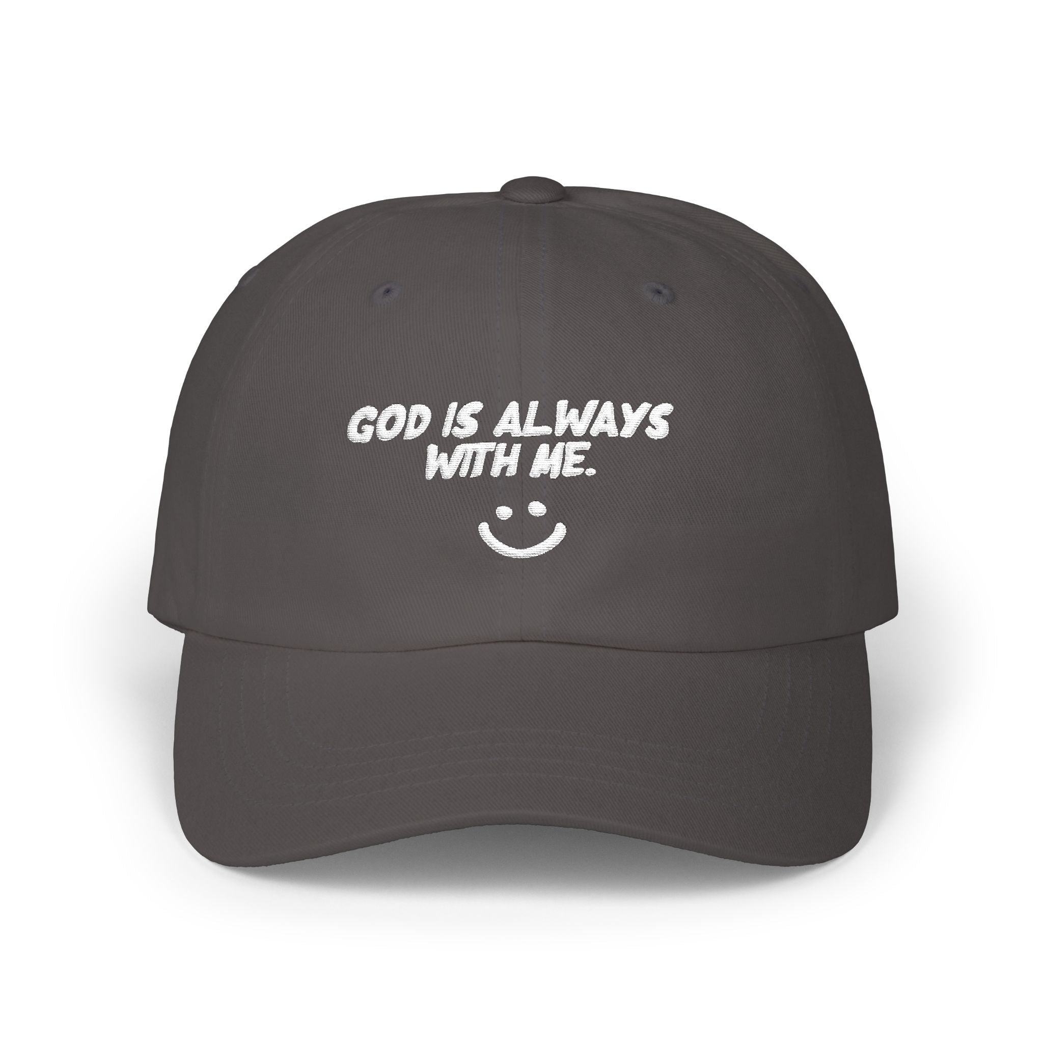 God Is Always With Me Dad Cap - Faith Hat