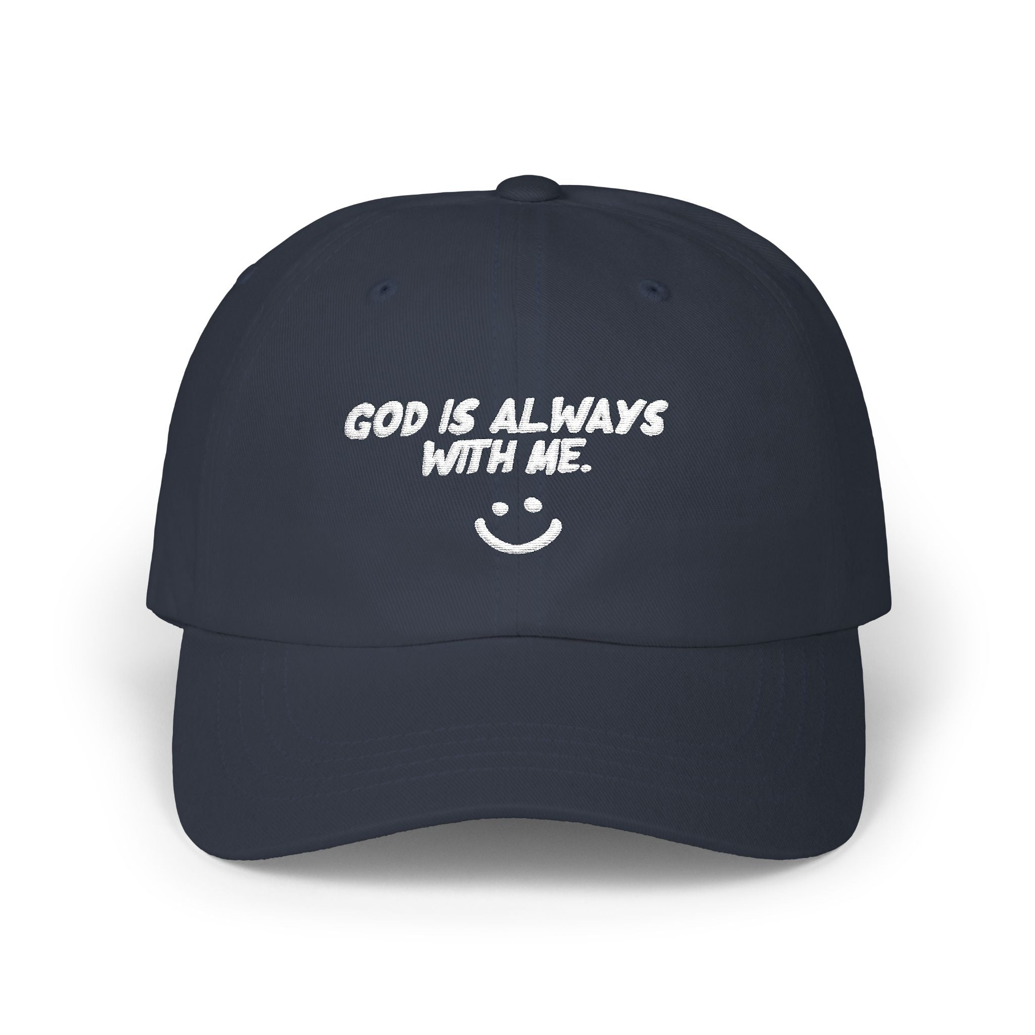God Is Always With Me Dad Cap - Faith Hat